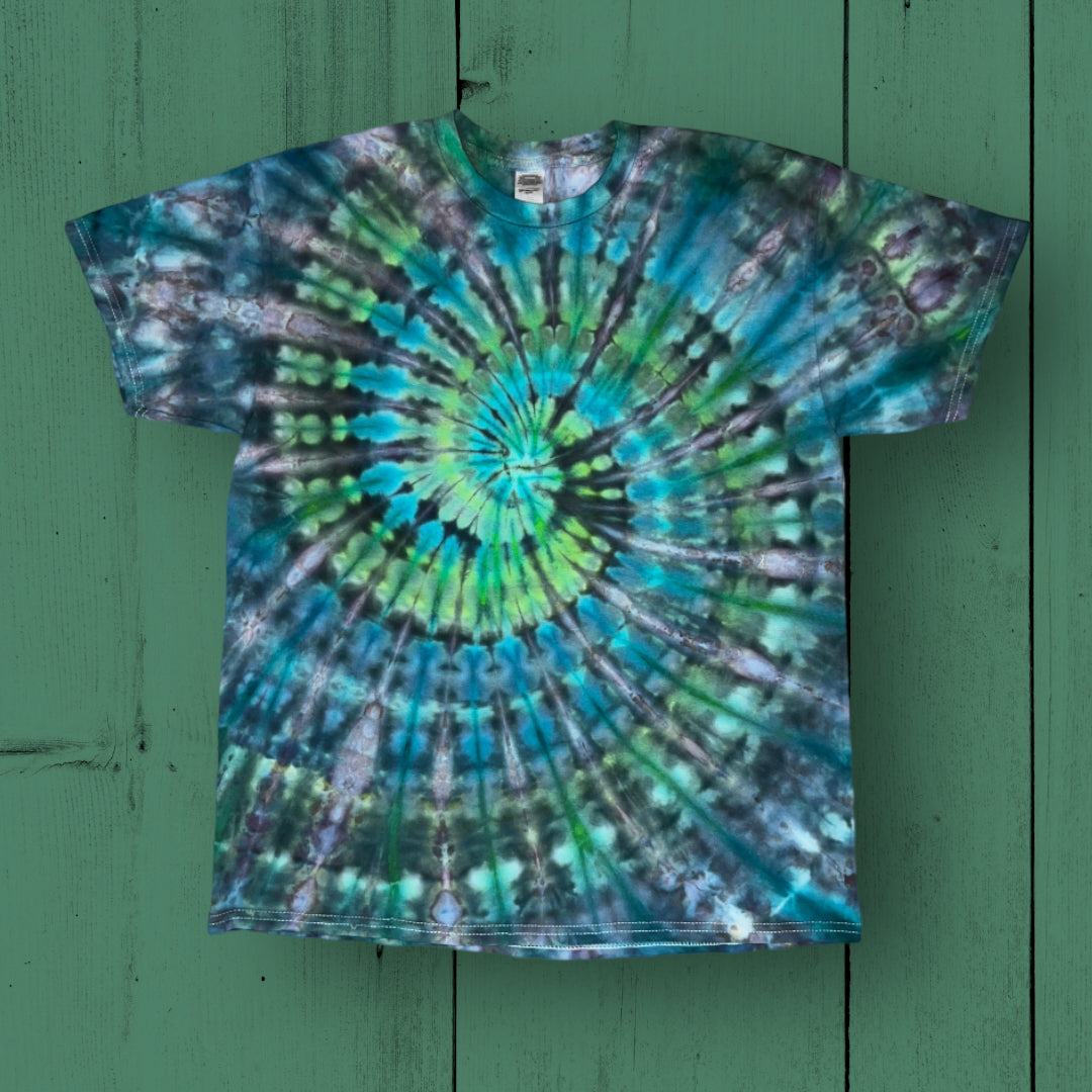 Large Ice Dyed Spiral